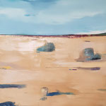 Odile ESCOFFIER, "Grande Marée ", huile sur toile, 100 x 70 cm, 1 400 €, EMPRUNTÉE ACTUELLEMENT