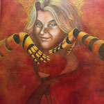 Pierre DE BEARN, "Elea", Huile sur bois 60 x 45 cm, 1 000 €,DISPONIBLE A L'EMPRUNT