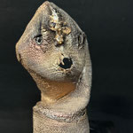 Nadine VERGUES, "Amalthe", Feutre industriel, H 43 cm x L 25 cm x P 25 cm, 700 €,DISPONIBLE A L EMPRUNT