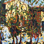 Jean-Noël LE JUNTER, "Le moulin de Grabels ",Huile sur toile,100x81 cm,1700€,EMPRUNTEE ACTUELLEMENT