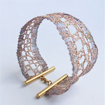 bracelet contemporain en cuivre