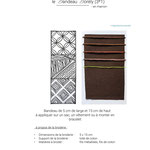 le bandeau Borély 3x1 marron - niv. 1