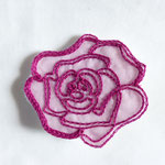 broche rose niv. 1