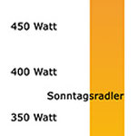EnergyBike Physik 3 - die Folie der Lichtsäule kann individuell gestaltet werden