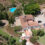 La casa del Burro vanuit de lucht gezien