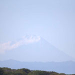 10/29　昨日の富士山　第二調節池櫻堤