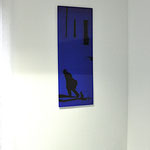 Blaue Stunde, Print auf Plexiglas, abstrakte Fotografie, schwebend