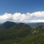 男体山、大真名子山、小真名子山