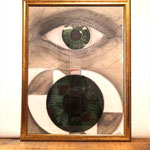 L'oeil d'or, 30x40 cm, Pastel
