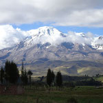 der Chimborazo, der höchste Berg Ecuadors mit 6.310 m