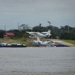 Iquitos ist nur per Schiff oder Fluzeug erreichbar