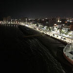 die Hafenpromenade von Veracruz bei Nacht
