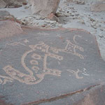 Petroglyphen (Stein- / Felszeichnungen) in Toro Muerto