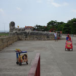 ein zartes Bimmeln auf der Stadtmauer von Cartagena