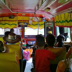 im Bus auf dem Weg nach Cartagena