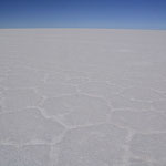 auf dem Salar Uyuni, Salz soweit das Auge reicht