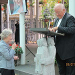 Rosenkranz-Gebet mit Prälat Richard Schulte Staade u. Maria Bennemann