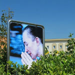 Ein Bild der betenden Seherin Vicka