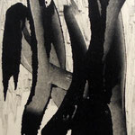 Présence-Monotype ,40x30 cm
