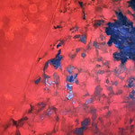 Cicatrice -Acrylique sur toile, 195 X 114 cm