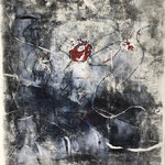 Cantus firmus -Monotype,47x42 cm