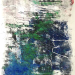 Vernal III-Monotype, 47x42 cm