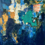 D-gradation- Technique mixte sur toile, 100x73 cm