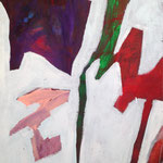 La neige fond - Acrylique sur toile, 73 x 60 cm 