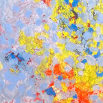 Sans titre- Acrylique sur toile, 100x81 cm