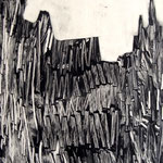 Cathédrale- Monotype, 40x30 cm