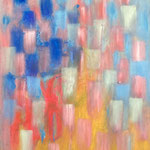 Sans titre- Technique mixte sur toile, 130x97 cm