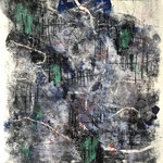 Le passage comme impasse-Monotype, 47x42 cm