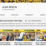 Sportprogramm von ALBA Berlin