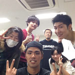 フミヤが入会してくれてから初の全員集合♪めっちゃ嬉しかったー！♪楽しんで頑張ってこーね、皆♪