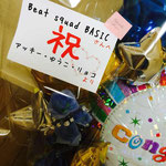 “Beat squadさんへ”の文字を見て、思わず涙がこぼれそうになりました♪アキ、サカちゃん、リョウコちゃん、本当に有難う！頑張るよ俺！♪