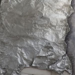 Debora Bernardi CRISALIDE - acrilico materica su tela 30x90