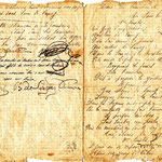 feuille volante originale de "Du côté de Lanny" (Probablement Lagny-le-Sec)
