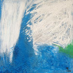 Welle III "Wucht der Wogen", Acryl mit Spachtelmasse auf Leinwand, Größe 60 x 60 cm