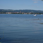 Badeplatz gegenüber Radolfzell im Bodensee ( mit Donauwasser )