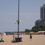 Oak Street Beach in Chicago