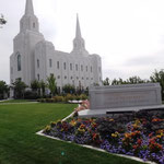 Mormonen Tempel in Brigham City