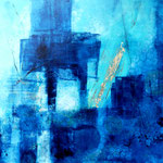 Blue Space, Acryl on canvas, 80x100, 2019