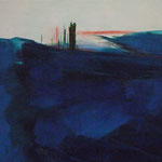 Blue Series 3, Acryl on canvas, 50x50x3,5, 2021
