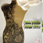 Cécile, formation Airbrush tatoos , 3 jours consécutifs