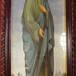 Икона Святого Праведника Иоакима. Дерево,левкас,маслянная живопись,золочение. 50х100 см.
