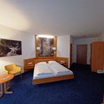 unser Hotelzimmer im Hotel "Hüttensteinach" - sehr gut!