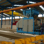 Factory for prestressed concrete products