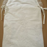 Steckkissen für Taufe aus Brautkleid gefertigt