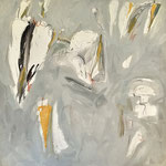 HUILE SUR TOILE 120X120 Philmari ROJOUAN Artiste peintre Nantes