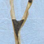 "NU D'ARBRE 3" SCULPTURE SUR BOIS  H. 100 2020 Philmari ROJOUAN Artiste peintre Nantes